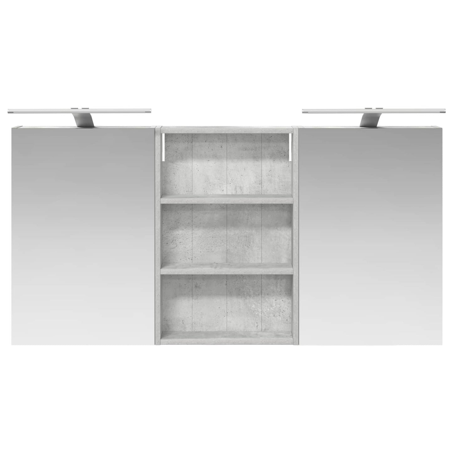 vidaXL Bathroom Cabinet Set 3 pcs 120 x 10.5 x 60.5 cm Engineered wood
