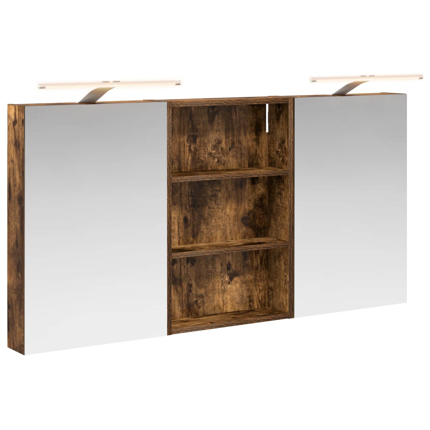 vidaXL Bathroom Cabinet Set 3 pcs 120 x 10.5 x 60.5 cm Engineered wood