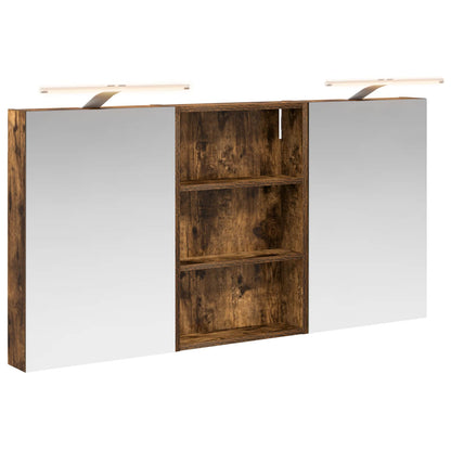 vidaXL Bathroom Cabinet Set 3 pcs 120 x 10.5 x 60.5 cm Engineered wood