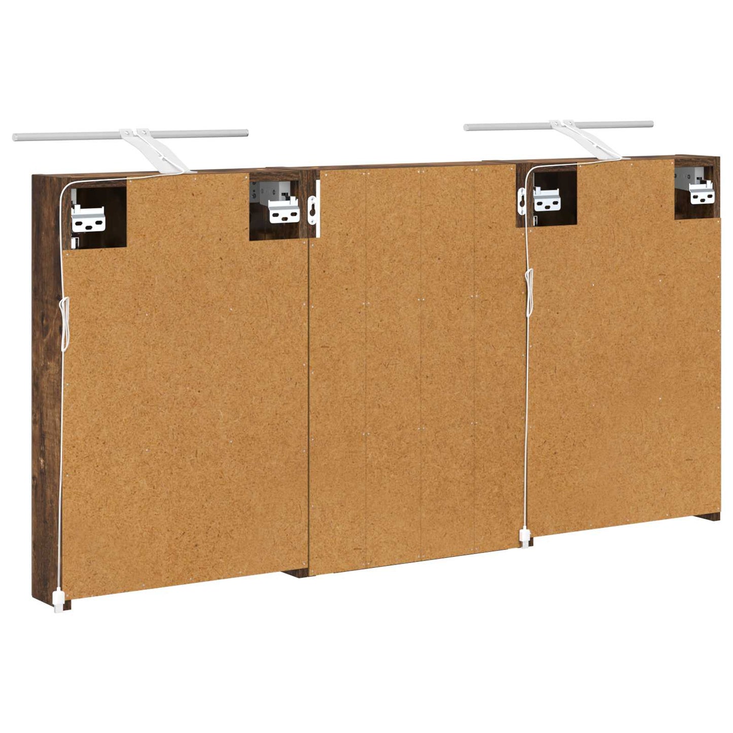 vidaXL Bathroom Cabinet Set 3 pcs 120 x 10.5 x 60.5 cm Engineered wood
