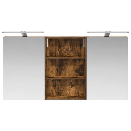vidaXL Bathroom Cabinet Set 3 pcs 120 x 10.5 x 60.5 cm Engineered wood