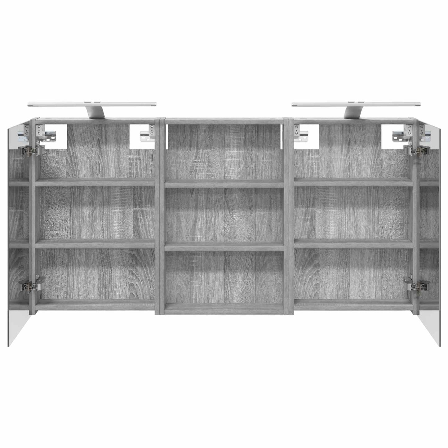 vidaXL Bathroom Cabinet Set 3 pcs 120 x 10.5 x 60.5 cm Engineered wood