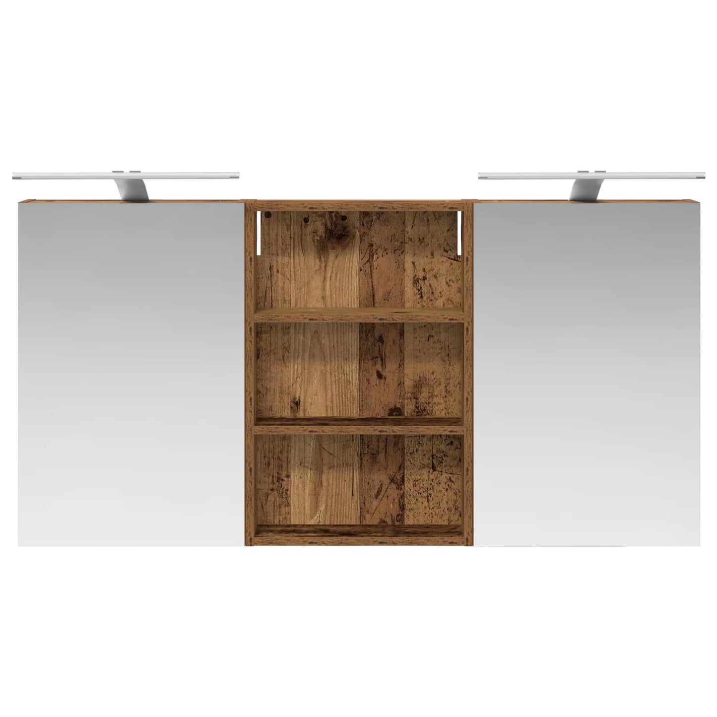 vidaXL Bathroom Cabinet Set 3 pcs 120 x 10.5 x 60.5 cm Engineered wood