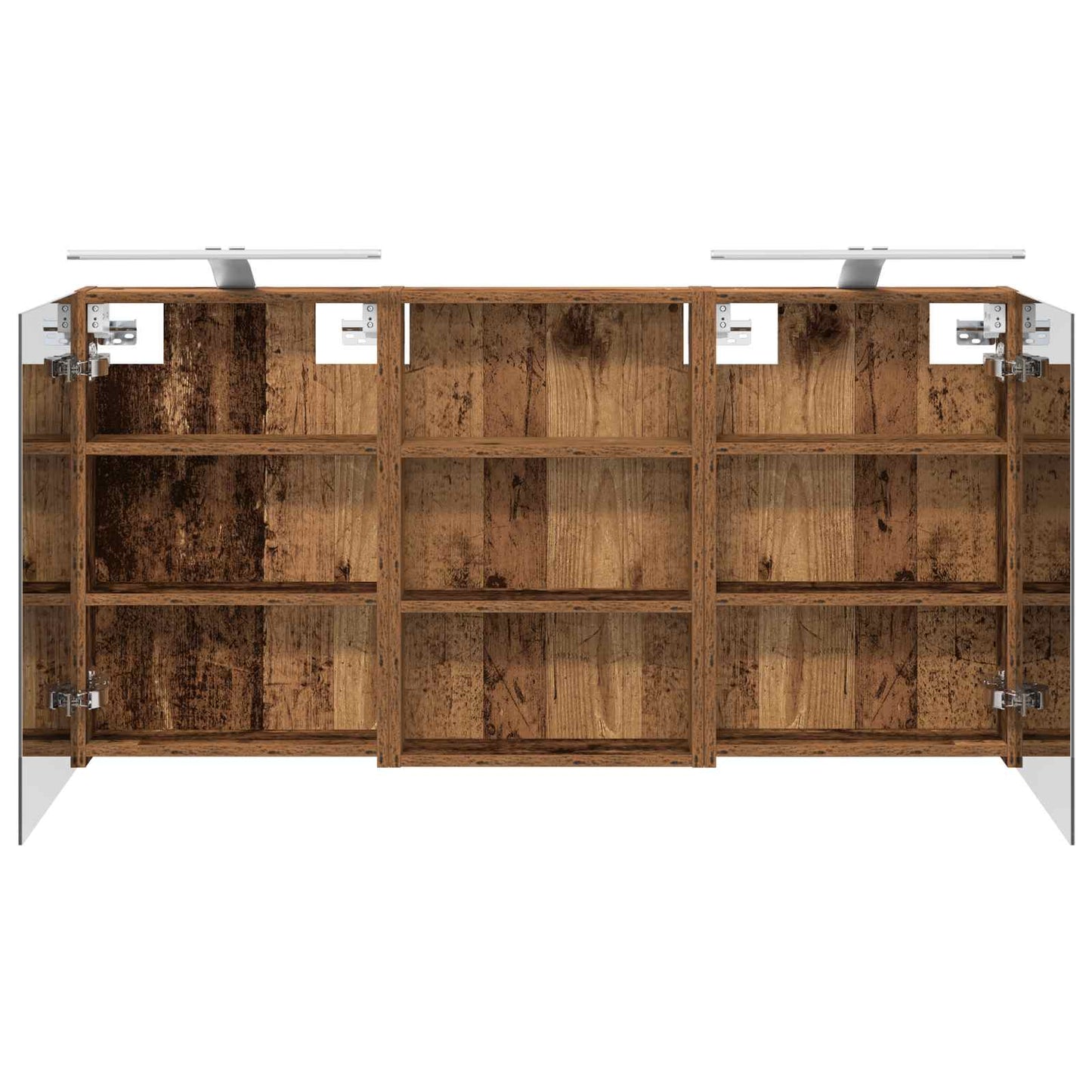 vidaXL Bathroom Cabinet Set 3 pcs 120 x 10.5 x 60.5 cm Engineered wood