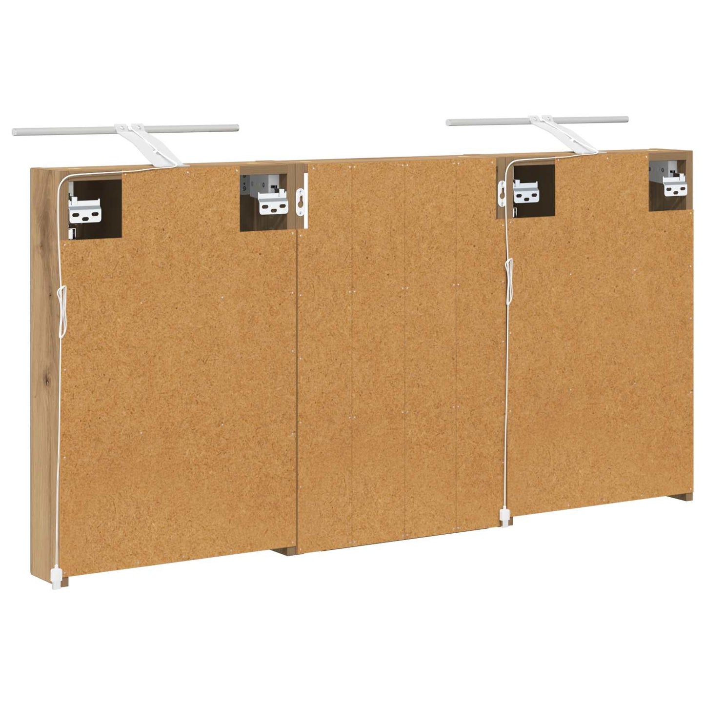 vidaXL Bathroom Cabinet Set 3 pcs 120 x 10.5 x 60.5 cm Engineered wood