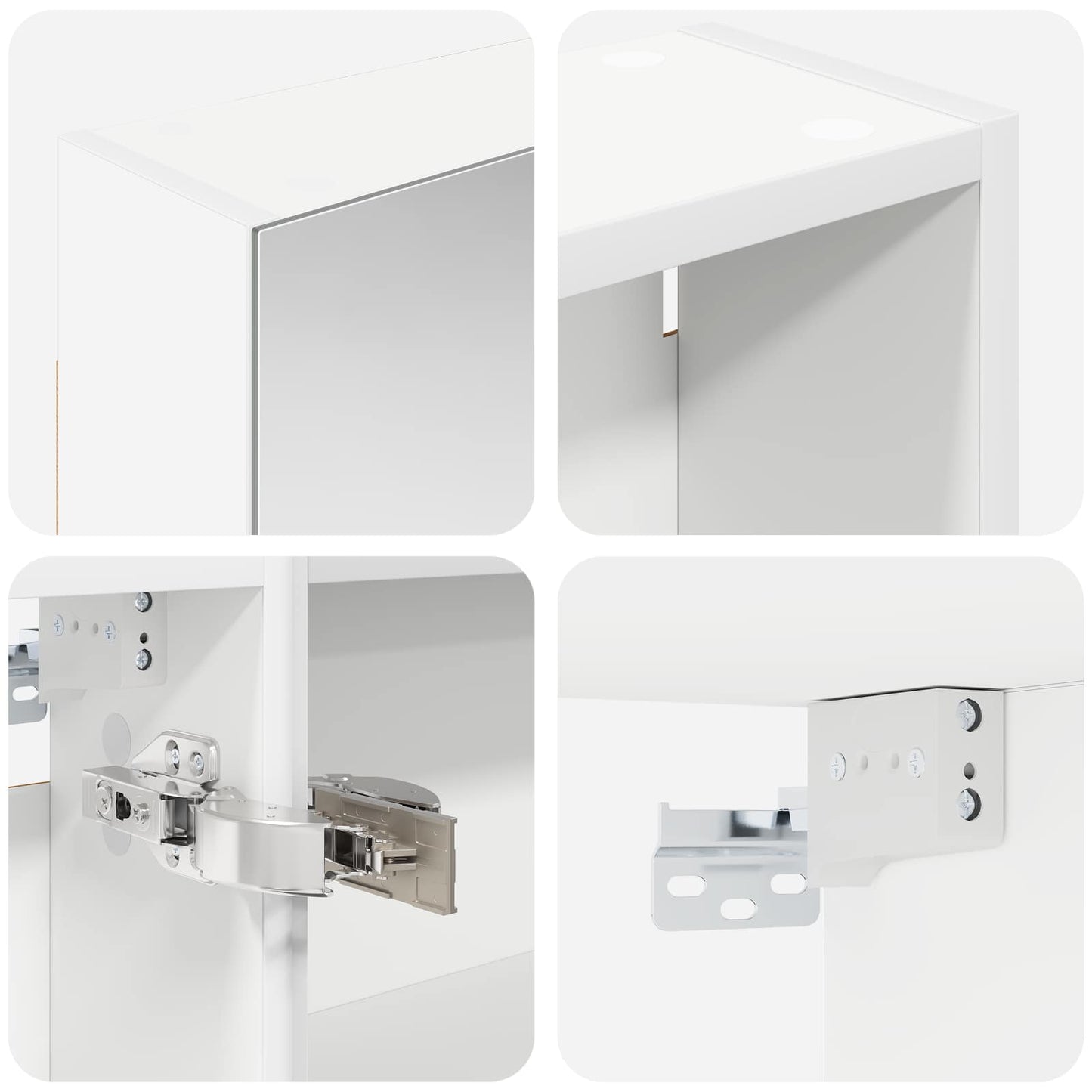 vidaXL Bathroom Cabinet Set 3 pcs 120 x 14.5 x 70 cm Engineered wood