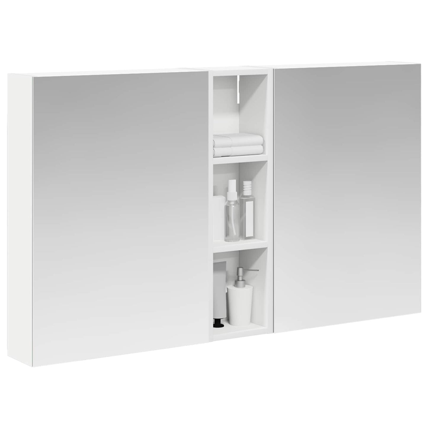 vidaXL Bathroom Cabinet Set 3 pcs 120 x 14.5 x 70 cm Engineered wood