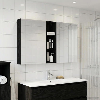 vidaXL Bathroom Cabinet Set 3 pcs 120 x 14.5 x 70 cm Engineered wood