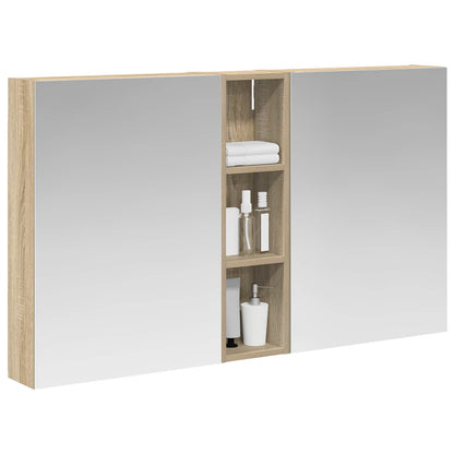 vidaXL Bathroom Cabinet Set 3 pcs 120 x 14.5 x 70 cm Engineered wood