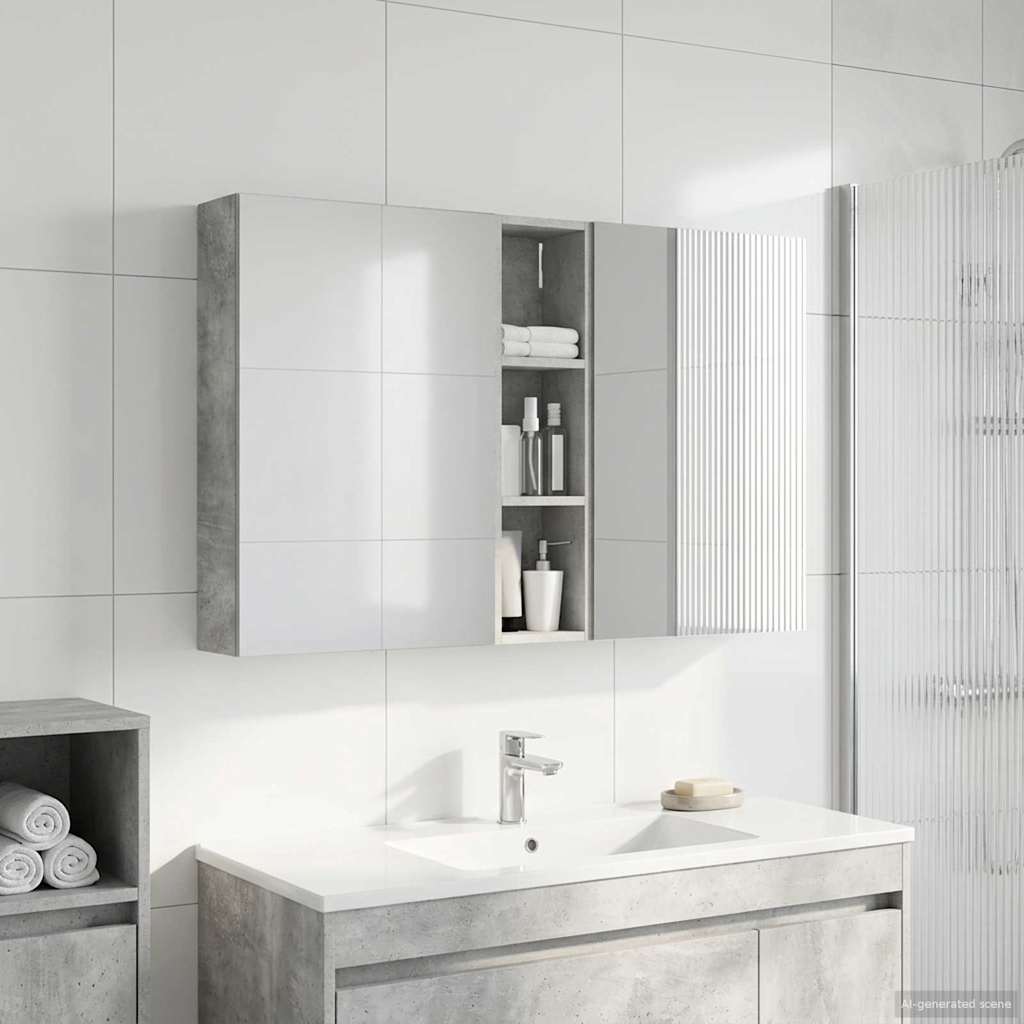 vidaXL Bathroom Cabinet Set 3 pcs 120 x 14.5 x 70 cm Engineered wood