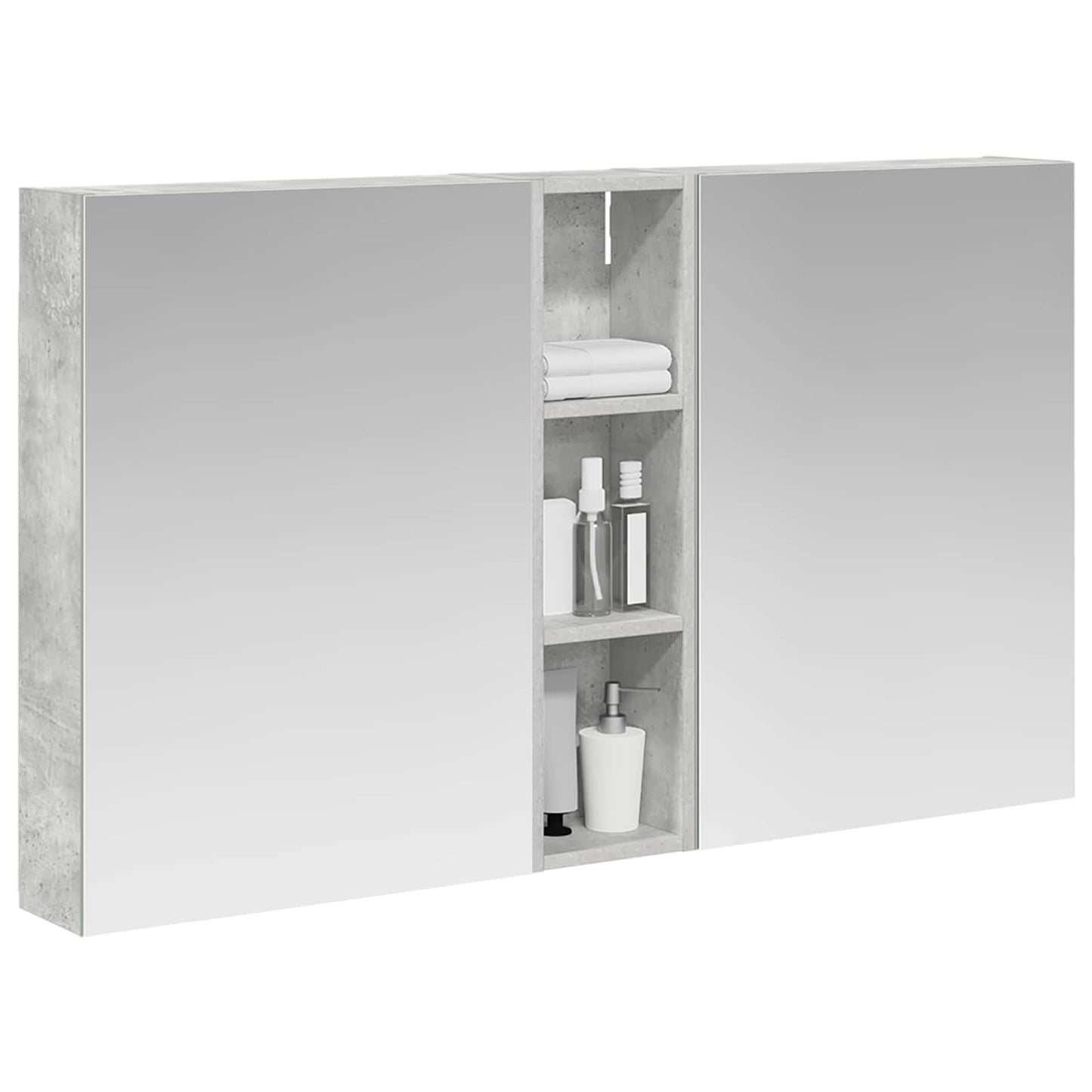 vidaXL Bathroom Cabinet Set 3 pcs 120 x 14.5 x 70 cm Engineered wood