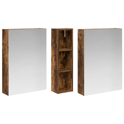 vidaXL Bathroom Cabinet Set 3 pcs 120 x 14.5 x 70 cm Engineered wood