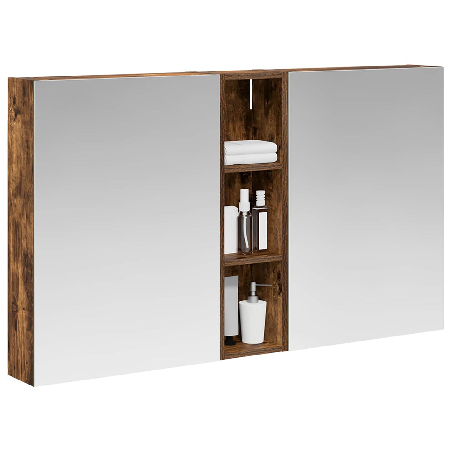 vidaXL Bathroom Cabinet Set 3 pcs 120 x 14.5 x 70 cm Engineered wood
