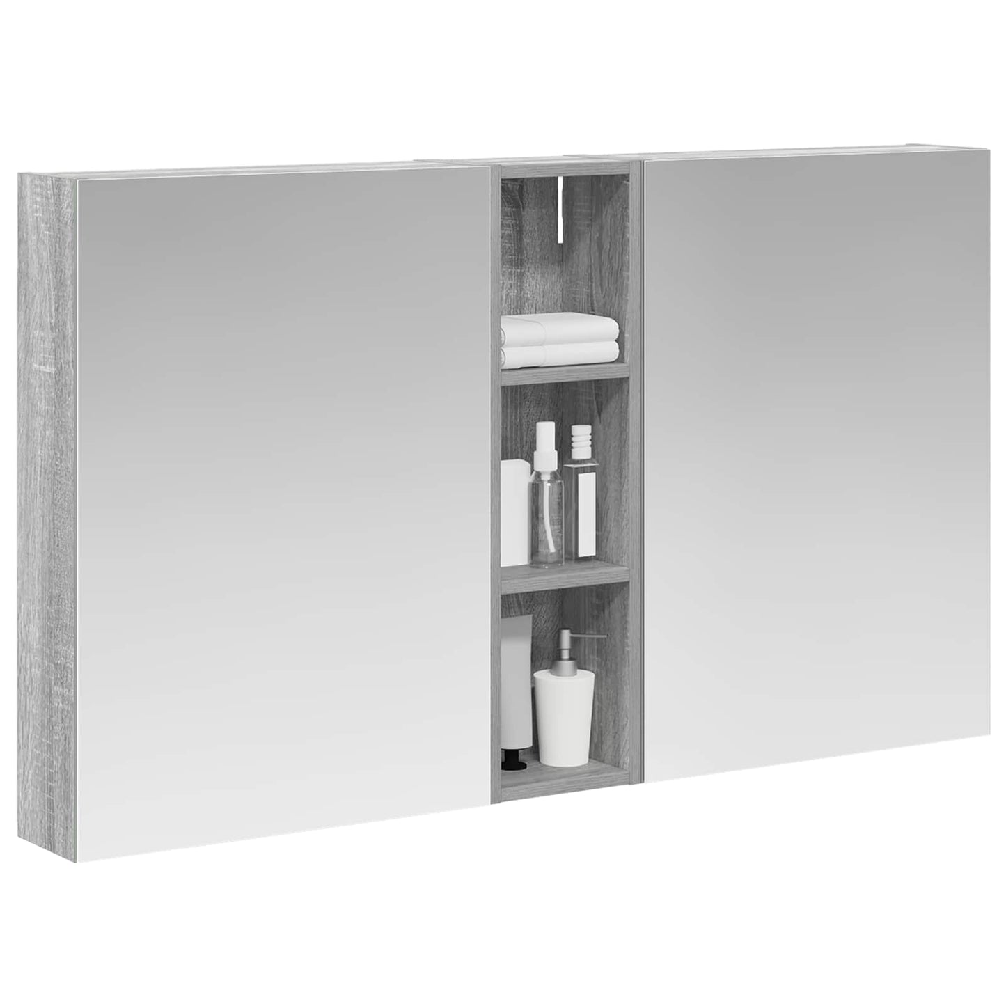 vidaXL Bathroom Cabinet Set 3 pcs 120 x 14.5 x 70 cm Engineered wood