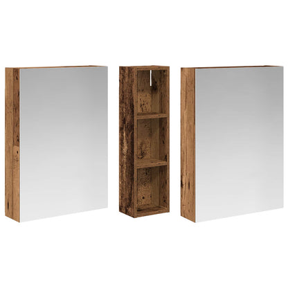 vidaXL Bathroom Cabinet Set 3 pcs 120 x 14.5 x 70 cm Engineered wood