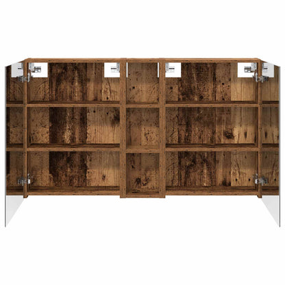 vidaXL Bathroom Cabinet Set 3 pcs 120 x 14.5 x 70 cm Engineered wood
