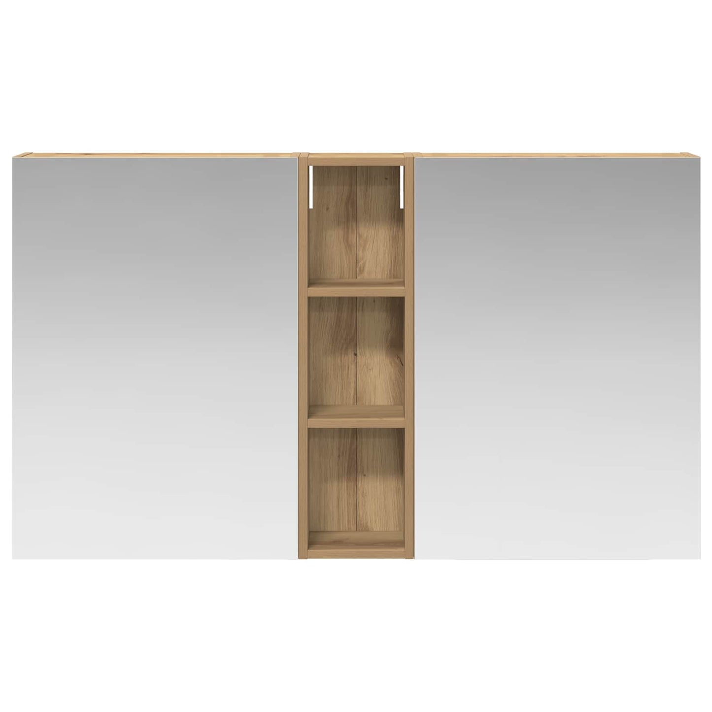 vidaXL Bathroom Cabinet Set 3 pcs 120 x 14.5 x 70 cm Engineered wood