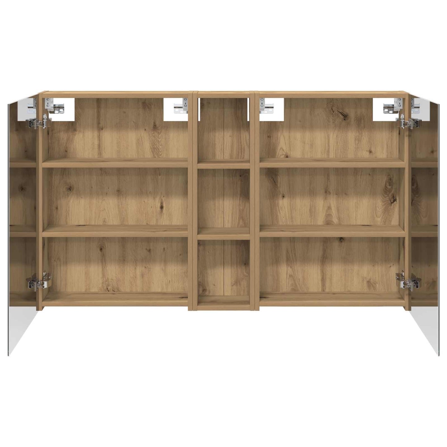 vidaXL Bathroom Cabinet Set 3 pcs 120 x 14.5 x 70 cm Engineered wood