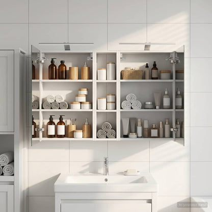 vidaXL Bathroom Cabinet Set 3 pcs 120 x 14.5 x 70 cm Engineered wood