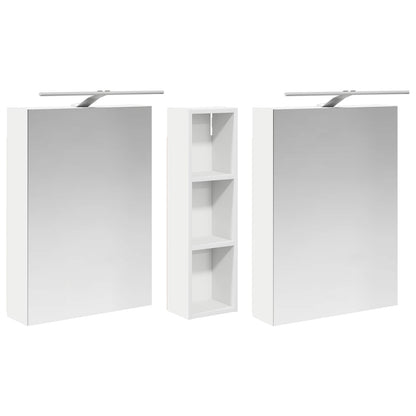 vidaXL Bathroom Cabinet Set 3 pcs 120 x 14.5 x 70 cm Engineered wood
