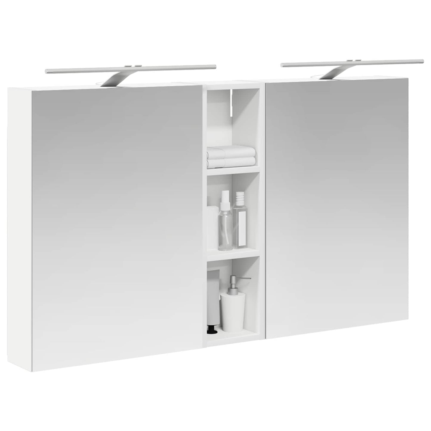 vidaXL Bathroom Cabinet Set 3 pcs 120 x 14.5 x 70 cm Engineered wood