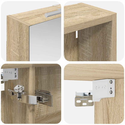 vidaXL Bathroom Cabinet Set 3 pcs 120 x 14.5 x 70 cm Engineered wood