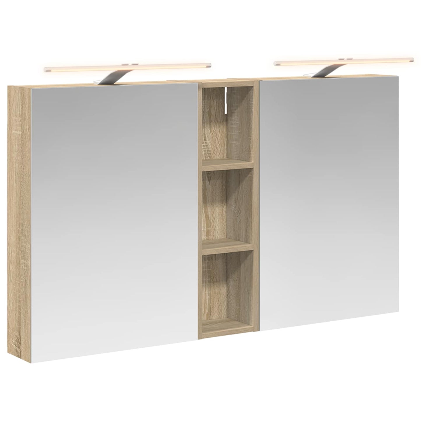 vidaXL Bathroom Cabinet Set 3 pcs 120 x 14.5 x 70 cm Engineered wood