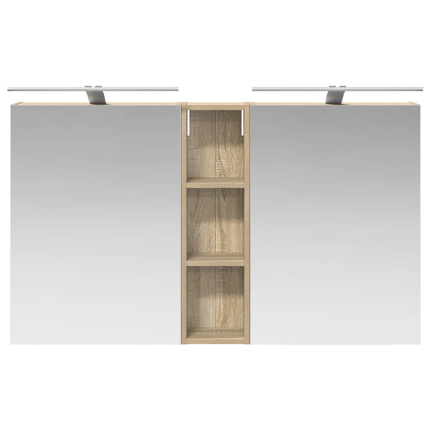 vidaXL Bathroom Cabinet Set 3 pcs 120 x 14.5 x 70 cm Engineered wood