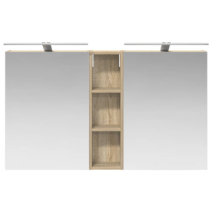 vidaXL Bathroom Cabinet Set 3 pcs 120 x 14.5 x 70 cm Engineered wood