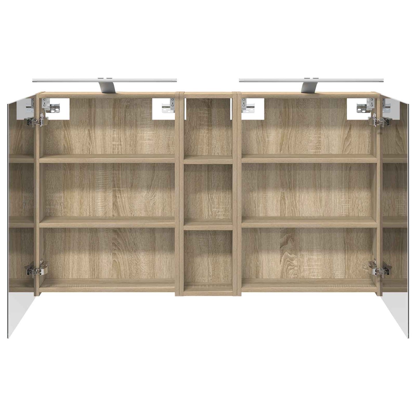 vidaXL Bathroom Cabinet Set 3 pcs 120 x 14.5 x 70 cm Engineered wood