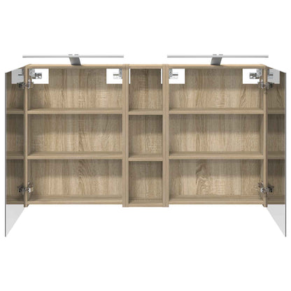 vidaXL Bathroom Cabinet Set 3 pcs 120 x 14.5 x 70 cm Engineered wood
