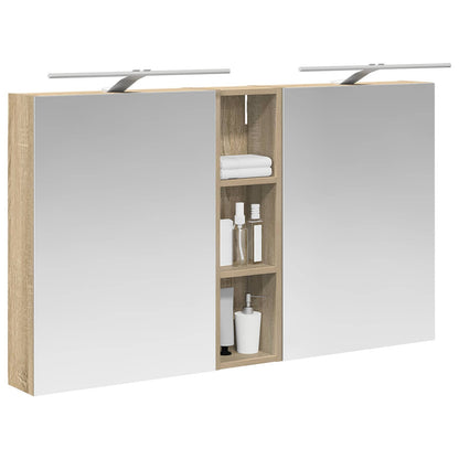 vidaXL Bathroom Cabinet Set 3 pcs 120 x 14.5 x 70 cm Engineered wood