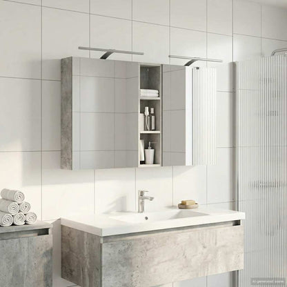 vidaXL Bathroom Cabinet Set 3 pcs 120 x 14.5 x 70 cm Engineered wood