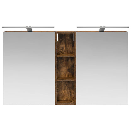 vidaXL Bathroom Cabinet Set 3 pcs 120 x 14.5 x 70 cm Engineered wood