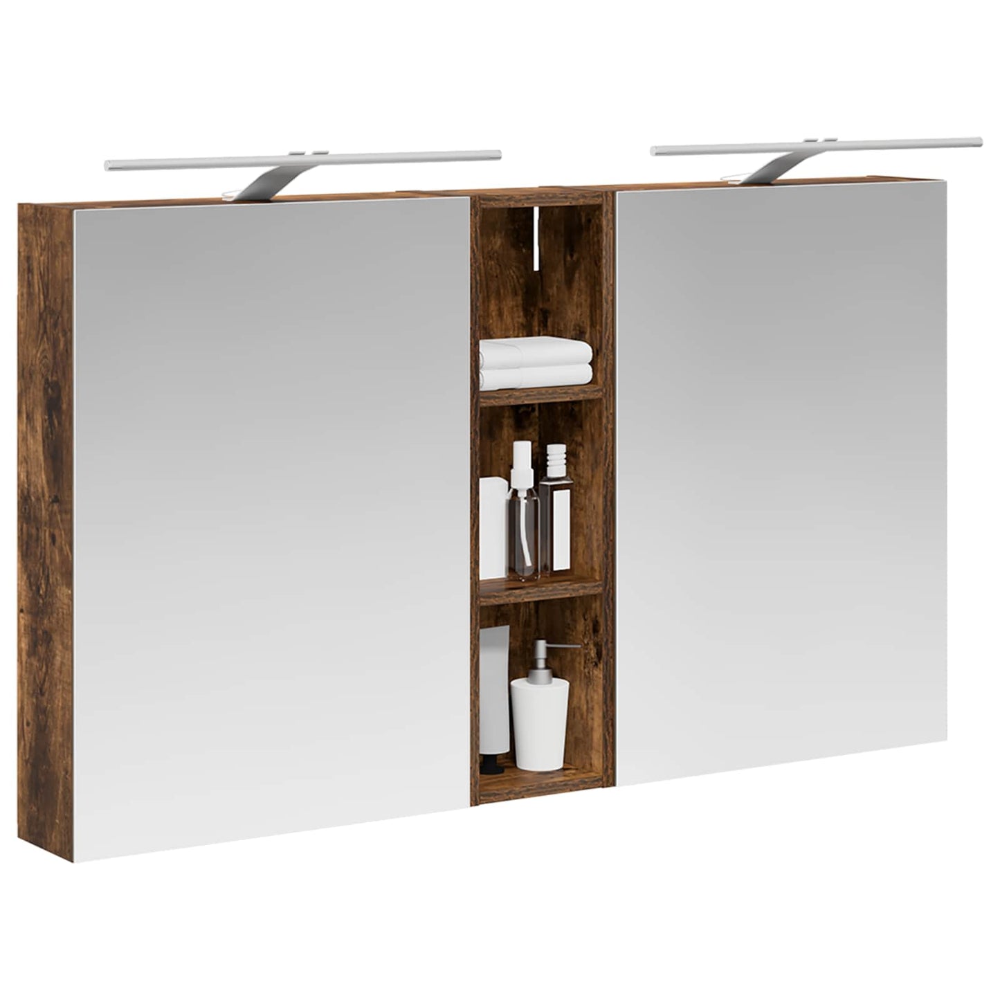 vidaXL Bathroom Cabinet Set 3 pcs 120 x 14.5 x 70 cm Engineered wood