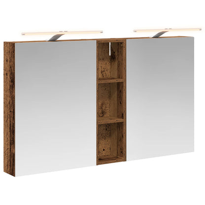 vidaXL Bathroom Cabinet Set 3 pcs 120 x 14.5 x 70 cm Engineered wood