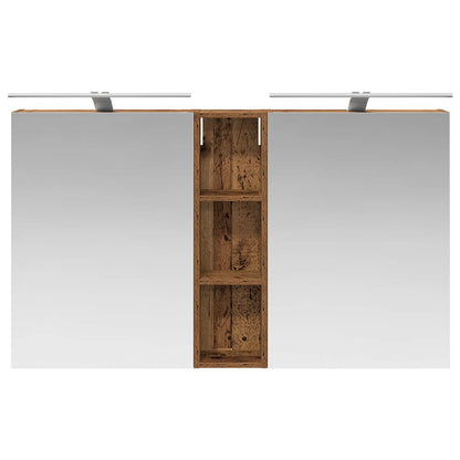 vidaXL Bathroom Cabinet Set 3 pcs 120 x 14.5 x 70 cm Engineered wood