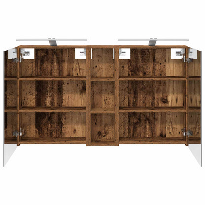 vidaXL Bathroom Cabinet Set 3 pcs 120 x 14.5 x 70 cm Engineered wood