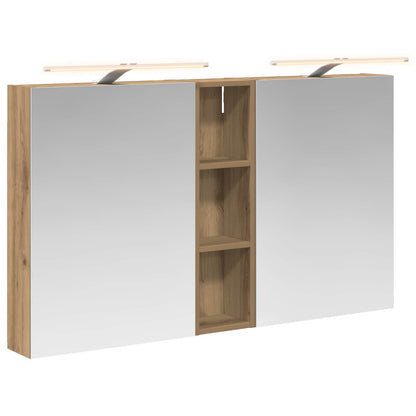 vidaXL Bathroom Cabinet Set 3 pcs 120 x 14.5 x 70 cm Engineered wood
