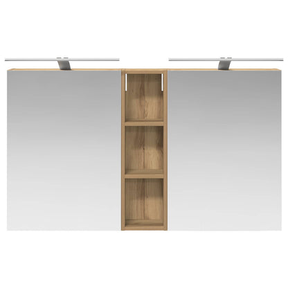vidaXL Bathroom Cabinet Set 3 pcs 120 x 14.5 x 70 cm Engineered wood
