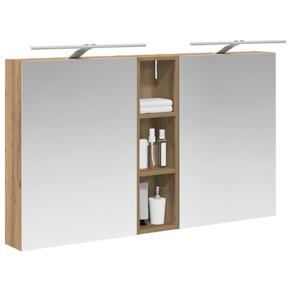 vidaXL Bathroom Cabinet Set 3 pcs 120 x 14.5 x 70 cm Engineered wood