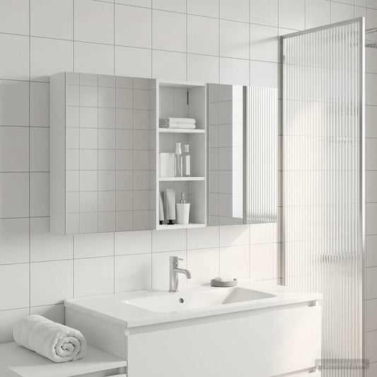 vidaXL Bathroom Cabinet Set 3 pcs 130 x 14.5 x 70 cm Engineered wood