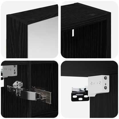vidaXL Bathroom Cabinet Set 3 pcs 130 x 14.5 x 70 cm Engineered wood
