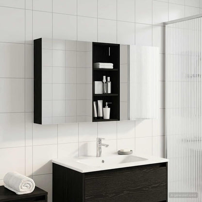 vidaXL Bathroom Cabinet Set 3 pcs 130 x 14.5 x 70 cm Engineered wood