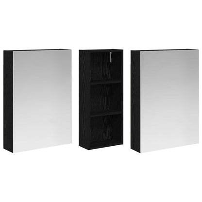 vidaXL Bathroom Cabinet Set 3 pcs 130 x 14.5 x 70 cm Engineered wood