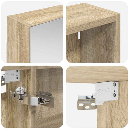 vidaXL Bathroom Cabinet Set 3 pcs 130 x 14.5 x 70 cm Engineered wood