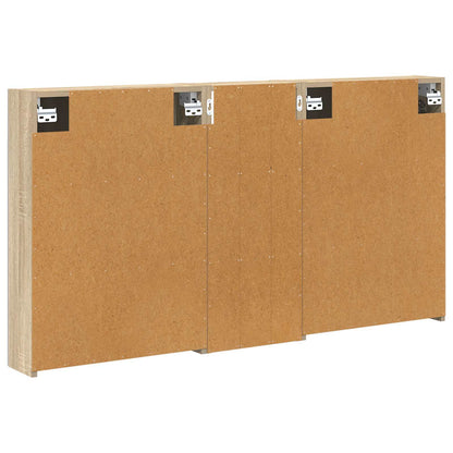 vidaXL Bathroom Cabinet Set 3 pcs 130 x 14.5 x 70 cm Engineered wood