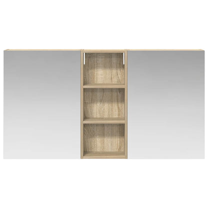 vidaXL Bathroom Cabinet Set 3 pcs 130 x 14.5 x 70 cm Engineered wood