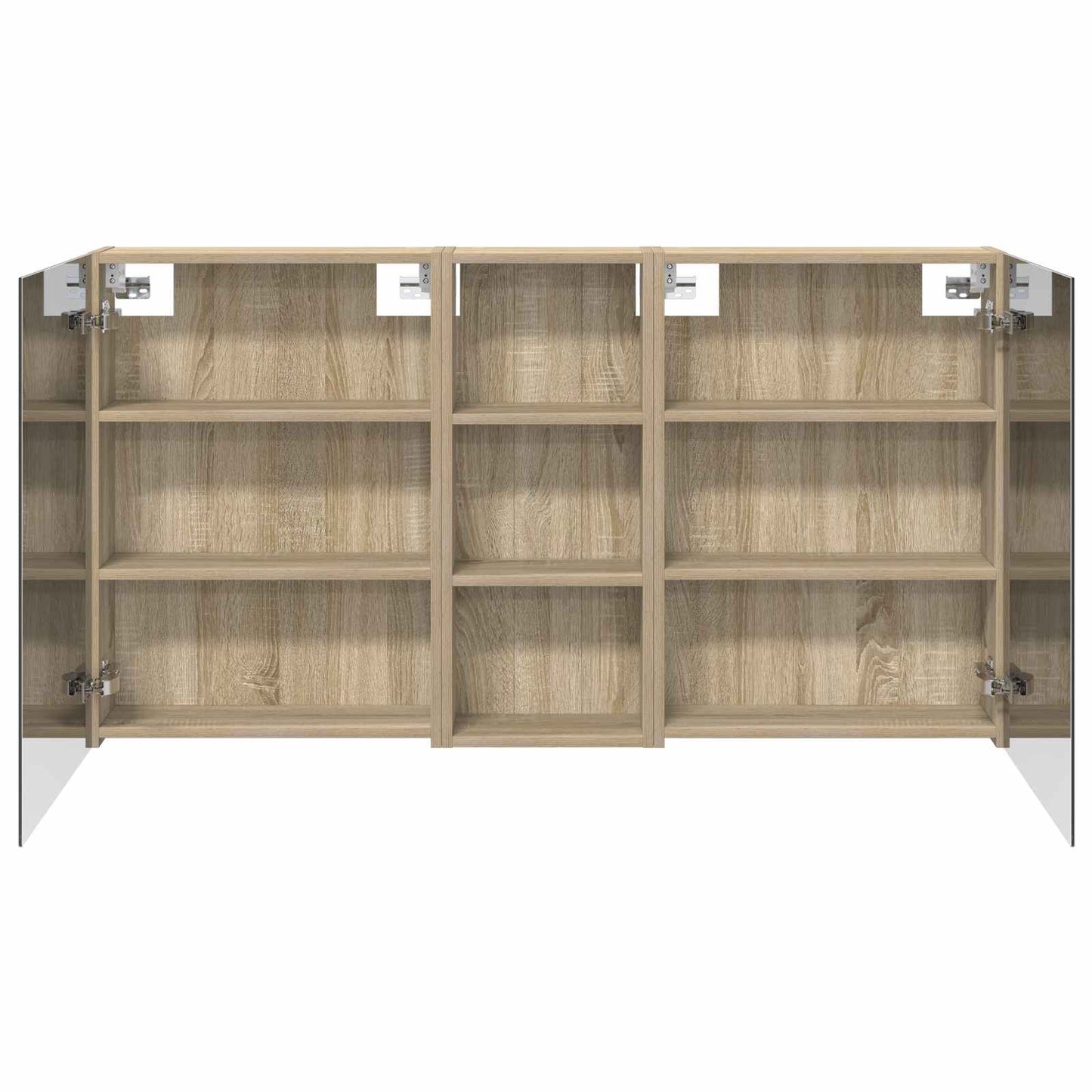 vidaXL Bathroom Cabinet Set 3 pcs 130 x 14.5 x 70 cm Engineered wood