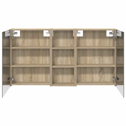 vidaXL Bathroom Cabinet Set 3 pcs 130 x 14.5 x 70 cm Engineered wood